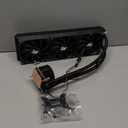 Minorsonic CPU Cooler 360mm Aio, Liquid Cooler CPU Low-Noise AMD AM5/AM4, Refrigeracion Liquida Water Cooling Systems, Intel LGA 1851/1700 PC Water Cooler 3 x 120 mm PWM Fans Black