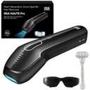 Laser Hair Removal with Ice-Cooling Care for Women and Men, HAUTE Pro Painless at-Home IPL Hair Remover for Coarse Hair in Bikini All Body Areas, Latest Generation for Effective Results (Black)