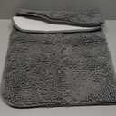 OLANLY Dog Door Mat for Muddy Paws 36x24, Absorbs Moisture and Dirt, Absorbent Non-Slip Washable Doormat, Quick Dry Chenille Mud Mat for Dogs, Entry Indoor Entryway Carpet for Inside Floor, Grey