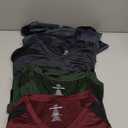Real Essentials 5 Pack: Mens V-Neck Dry-Fit Moisture Wicking Active Athletic Tech Performance T-Shirt (XX-Large)