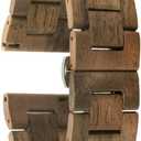 for Quick Release Wood Watch Band 20mm 22mm, Eco-Friendly Natural Hardwood Replacement Wrist Strap for Men & Women