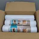 Smooth Top EasyLiner for Cabinets & Drawers - Easy to Install & Cut to Fit - Shelf Paper & Drawer Liner Non Adhesive - Non Slip Shelf Liner for Kitchen Pantry - 12 Inch Width - 60 Total Feet - White