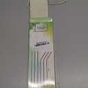 Silver 8-Pack Stainless Steel Drinking Straws  10.5 Long, Fits Cups Up to 30 OZ. Includes 2 Cleaning Brushes and a Carrying Case for Easy Storage and Travel. Durable and Reusable.