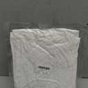 Womens V-Neck T-Shirts 2025- Soft Loose Fit Casual Tees with Curved Hem for Everyday Wear White, S