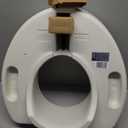 Medline 5" Elevated Toilet Seat Riser W/Microban Antimicrobial Protection for Seniors, Adults & Handicapped  350 Lbs. Capacity, White