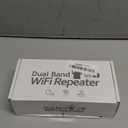 12880 Sq.Ft Range WiFi Extender Signal Booster Dual Band 5GHz/2.4GHz, 105-Device Compatibility, Simple Installation, WiFi Extender (black-11)