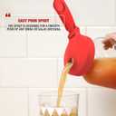 Masontops Multi Top - 2PK - Wide Mouth Mason Jar Lids with Pour Spout and Flip Cap  Sip, Pour, Store & More - Pour Spout Lid - Jar Not Included (Red)