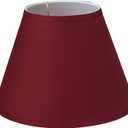 Aspen Creative 58904A Transitional Hardback Empire Shape UNO Construction Lamp Shade in Red, 9" Wide (5" x 9" x 7")