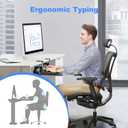 XINLEI Keyboard Tray Under Desk Large C-Clamp 25.6 (30 Including Clamps) x 11.8 Slide-Out Platform Computer Drawer Pull Out Keyboard & Mouse Tray Black DSF4