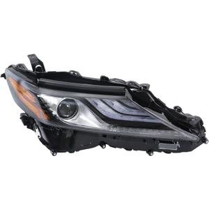 labwork Headlight Assembly Replacement for Toyota Camry XSE 2021-2022 w/DRL Headlights Black Projector Set Passenger Side RH