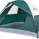 1/2/4/5/6 Person Dome Tents for Camping, Lightweight Portable Backpacking Tent, Small Easy Set Up Outdoor Waterproof Camping Hiking Tent for Adults (Dark Green)