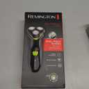 Remington Ultrastyle Rechargeable Rotary Shaver, Pr1320, Black/Neon Green