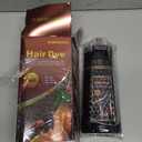 3-in-1 Chestnut Brown Hair Dye Shampoo for Women & Men, 16.9 Fl Oz Instant Hair Color Shampoo 100% Gray Coverage, Semi-Permanent Herbal Hair Dye, Gentle DIY Home Salon (Chestnut Brown)