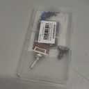 RVMARINEPAT Heavy Duty Toggle Switch 12V DC 30A Waterproof 2 Pin ON/Off SPST with Mounting Panel, Weatherproof Cap Cover for Auto Car Marine Boat