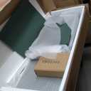 TEENFON 35.4" Pedestal Sink Storage Cabinet with 2 Doors and Adjustable Shelves, Bathroom Sink Cabinet, Under Sink Storage with U-Shape Cut-Out, Green