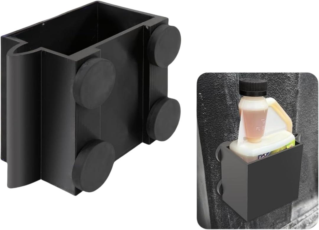2025 Upgrade Magnetic Diesel Additive Holders Magnetic Truck Bed Bottle Holder Diesel Additive Wall Hanger Leak Proof Storage for 16 Oz Squeeze Bottle, Heavy Duty Car RV Automotive Organizer