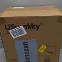 20.5" White Modern Ceramic Bedside Lamp Set of 2 for Bedroom Decor Farmhouse Table Lamp for Living Room Office Dorm