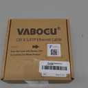 Vabogu Cat 8 Ethernet Cable 25FT, Heavy Duty 26AWG High Speed 40Gbps 2000MHz, Gold Plated RJ45 Shielded, Weatherproof Indoor & Outdoor LAN Cable for Gaming PC PS5 Xbox Modem Router