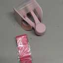 Thigh Trainer, 360Adjustable Pelvic Floor Muscle Trainer with LED Display, Inner Thigh Exerciser with 20LB Resistance Band for Women, Home Fitness Equipment for Hip, Leg, Arm (Pink)