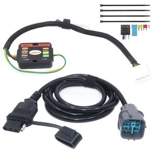Vehicle-Specific Wiring 4-Way Flat Trailer Hitch Harness for Honda Pilot 2009-2011 & Honda Ridgeline 2017-2026
