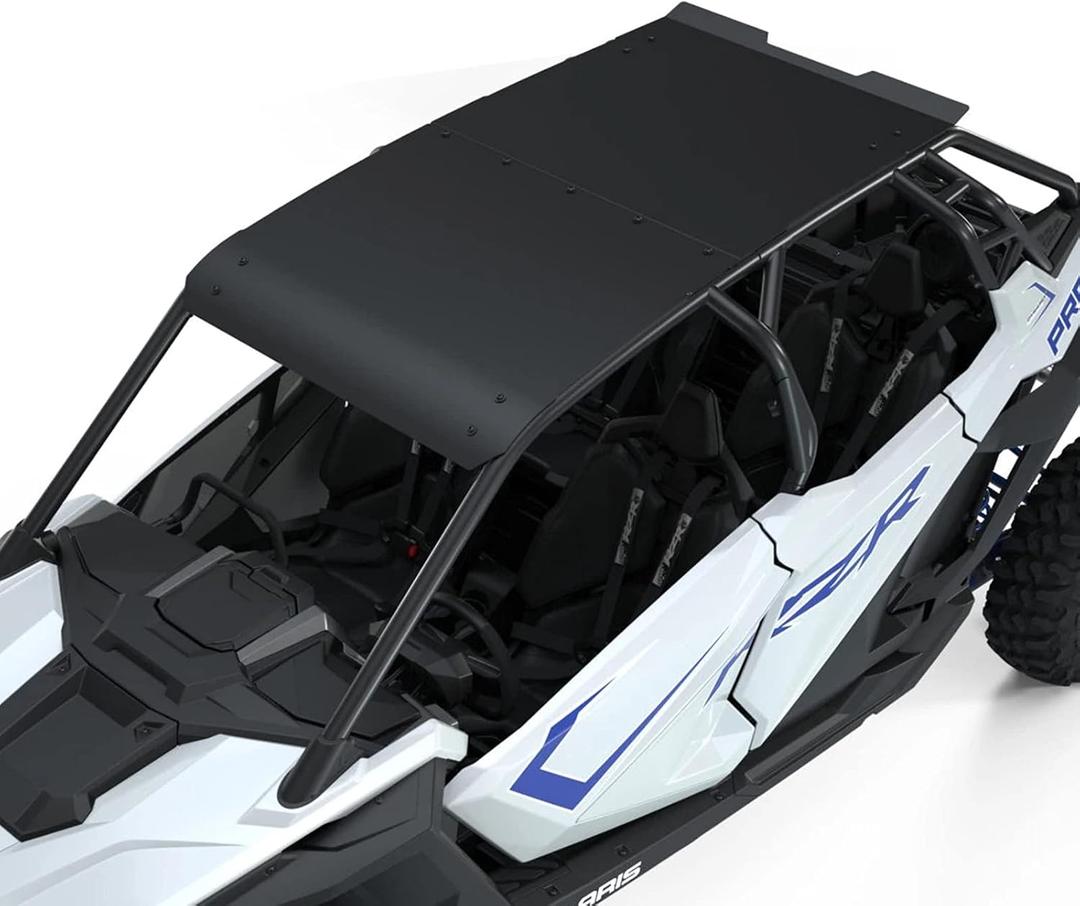 Kiwi Master Aluminum Roof for 2020-2027 Polaris RZR Pro XP 4/Pro S/Turbo R
Accessories, Replace OEM # 2883990-458, 4-Seat Hard Roof Top, Black