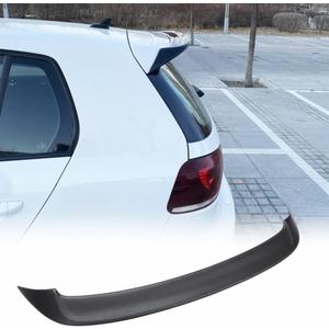 Rear Roof Spoiler for Volkswagen VW Golf 6 GTI & R Hatchback 2010-2013 Matt Black FRP Rear Trunk Roof Lip Spoiler Tail Wing Factory Outlet