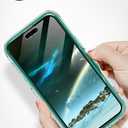 Cute Flower Case for iPhone 15 Pro 6.1 inch Built with Screen Protector, Lightweight and Stylish Full Body Shockproof Protective Rugged TPU Case for Women/Girls