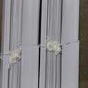 2 Pack of Cordless Light Filtering Mini Blind - 70 Inch Width, 64 Inch Length, 1" Slat Size - Pearl White - Cordless GII Morningstar Horizontal Windows Blinds for Interior by Achim Home Decor