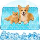 Dog Cooling Mat, Pet Cooling Mat with Non-Toxic Solid Gel, Self-Cooling Pad for Dogs, Waterproof, Durable Cooling Bed for Indoor, Outdoor, Summer