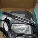 30X 10X Extra Large Floor Magnifying Glass with Light and Stand,7-inch Adjustable Height Floor Magnifying Lamp,2 in 1 Lighted Magnifiers for Close Work, Sewing, Crafts, Hobbies, Reading, Black