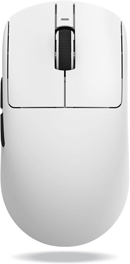 ATK VXE Dragonfly R1 Pro Wireless Gaming Mouse, 48g Lightweight, PAW3395 Sensor, Adjustable DPI, 4k Polling, 75 Hr Battery Life, Dual-Mode 2.4G/Wired (White)