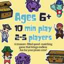 Coconut Cannon - Fast Action Pirate-Themed Matching Game for Family Fun, Ages 6+, 2-5 Players, Perfect for Game Night, Parties, Travel, & Family Gatherings