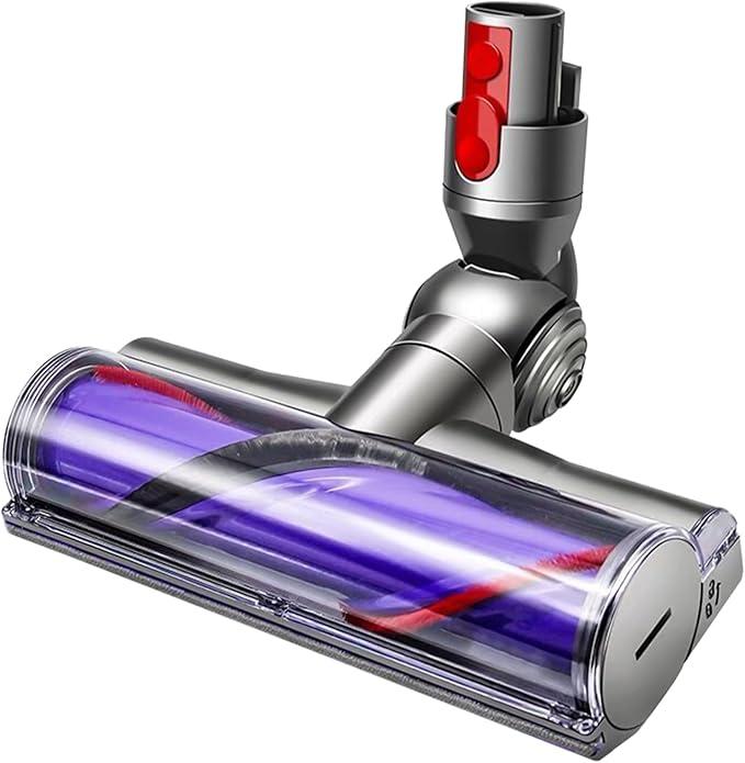 Upgrade QuickRelease Vacuum Direct Drive Head Replacement for Dyson V7 V8 V10 V11 V15，Suitable for Hardwood Floor Carpets Attachment SV10 SV11 SV12 SV14 Replacement Part Electric Head Roller Brush