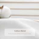 Boho Beige Shower Curtains for Bathroom Cotton Striped Shower Curtain with Tassel 72 X 72