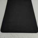 Kitchen Mats for Floor, Super Absorbent Kitchen Rugs Non Slip Washable, Soft Imitation Linen Braided Kitchen Runner Rug, Standing Mat Kitchens Sink Mat, Easy to Clean, Black 17x30