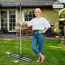 Updated Lawn Leveling Rake 40"x10", Yard Leveling Rake with Aluminum Roller
