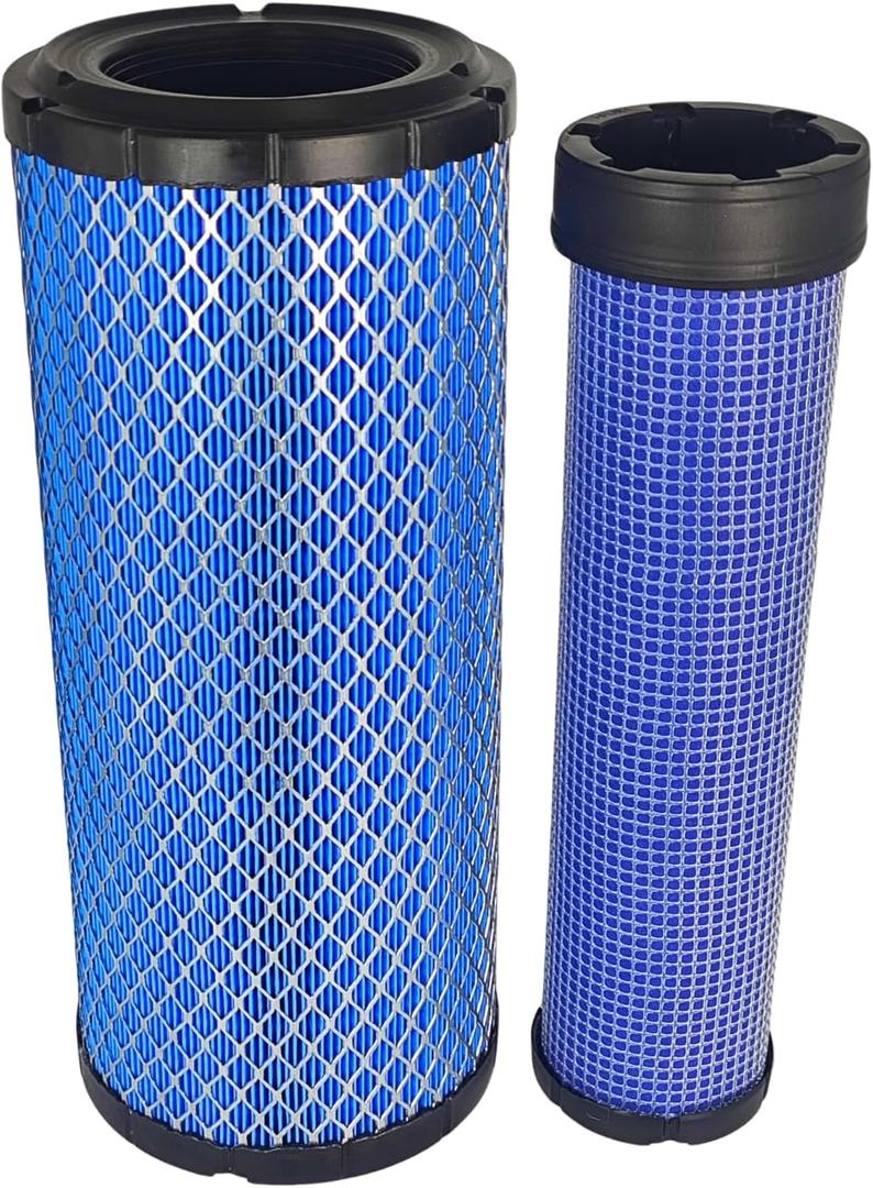 EZROAD Air Filter Set 59800-26110 3A111-19130 Compatible with Kubota SSV75C SSV75 SSV65 SVL75C SVL75-2 SVL65-2 KX080-4 KX080-3 KX080-4S L4740 L5040GST L5240 L5740 M5040 M6040 M6060 M6800 M7040 M7060