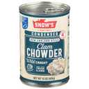 Snow's Condensed New England Clam Chowder, 15 oz Can - 4g Protein per Serving - Authentic New England Style Recipe (EXP 09/20/28)
