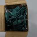 Clear Warm White Christmas Tree Lights - 6.3 ft String of 35 Incandescent Mini Bulbs Multifunctional Lighting Modes, for Decorative, Bedroom, Outdoor, Xmas Twinkle Lights with Green Wire Total 6.6 ft