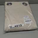 NICETOWN 100% Absolutely Blackout Linen Curtains with Thermal Insulated White Liner, 52" W, 2 PCs, Beige, 95" Long Drapes Sweep The Floor Decorative Keep Privacy Panels for Living Room/Villa/Bedroom