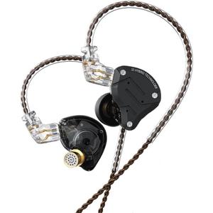 KZ Acoustics ZS10 Pro in-Ear Earphones Black 3 5 mm
