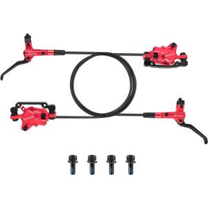 MEROCA M800 Mountain Bike Hydraulic Disc Brakes Hydraulic Bike Brakes Front 800mm and Rear 1400mm with PM Adapter for 160mm Rotor