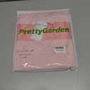 PRETTYGARDEN Womens 2025 Summer Casual Short Sleeve Dresses A Line Bow Tie Front Babydoll Loose Cute Mini Dress with Pockets (M)