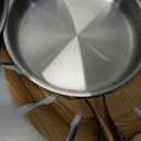 CAROTE 3-Piece Tri-Ply Stainless Steel Frying Pan Set, Skillet Set 8"/10"/12", Induction Compatible, Oven & Dishwasher Safe, Gold Handle, Mothers Day Gifts