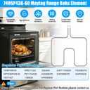 UPGRADE 7406P438-60 Range Oven Bake Element Compatible with Whirlpool Maytag Range Stove Ovens Coil Parts,WP7406P438-60 7406P438-60 Amana Whirlpool Oven Coil Replacement Heating Element MERS751BAB, 16.54in x19.88in