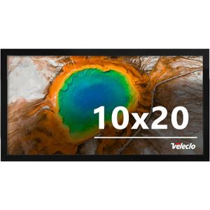 10x20 Picture Frame for Wall Display, 10x20 Black Picture Frame with Shatter Resistant Plexiglass, Stable and Sturdy 10 x 20 Poster Frame for Wall Display, Handpicked Gift Collection, 1 Pack