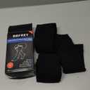 Soft Cotton Compression Socks for Women Men 20-30mmHg - Knee High Support for Circulation, Nurses, Pregnancy, Travel (Medium-Large, 3 Pairs - Black)