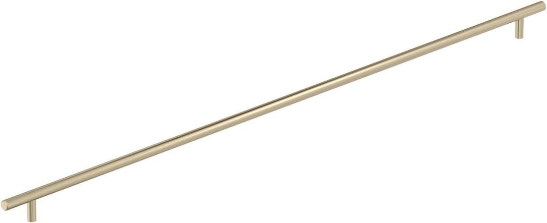 Amerock BP19019BBZ | Bar Pulls 30-1/4 inch (768mm) Center-to-Center Golden Champagne Cabinet Pull | Kitchen Cabinet Hardware | Furniture Hardware | Drawer Handle