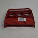 Drink Carrier with Handle, Reusable Drink Carrier for Large Drinks, Drink Carrier for Food Delivery (Red)