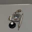 RX-1-36 Thermostat for Fryer 1/4" Mpt Stuff Box, 60125401 Thermostat for Deep Fryer Compatible with Pitco 60125401 fit for Royal Range 3113, Fryer Thermostat 200-400°F